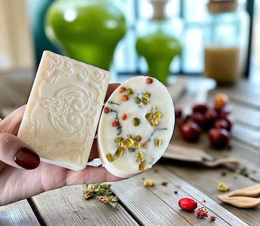 Creamy Flower Bar — Vanilla & Albizia Goat Milk Soap