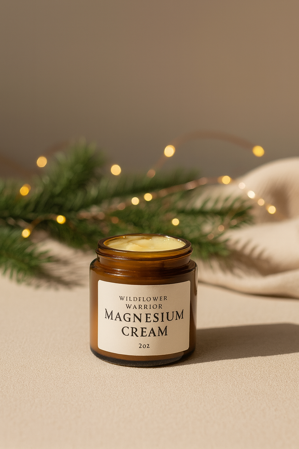 Magnesium Cream – Natural Muscle + Sleep Support